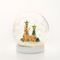"GLASS SNOW BALL DEER", 10 MINI WW LED ΛΑΜΠ. ΜΠΑΤ. (2XAAA) IP20 Φ12CM X07101131
