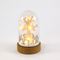 "PLASTIC COVER BALL XMAS TREE", 10 MINI WW LED ΛΑΜΠ. ΜΠΑΤ. (3XAA) IP20 Φ11X19CM X07101135