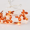 "REINDEER" 15 MINI LED ΛΑΜΠΑΚ. ΣΕΙΡΑ, WW, ΑΣΗΜΙ ΚΑΛΩΔ. ΧΑΛΚΟΥ, MΠΑΤ. (2ΑΑ),IP20, 140+30CM ΔΙΑΦ ΚΑΛ X07151104