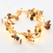 "BROWN XMAS GARLAND",20 ΜΙΝΙ LED ΛΑΜΠ.WW ΜΠΑΤ.(2XAA) ΑΣΗΜΙ ΚΑΛ ΧΑΛΚΟΥ IP20 180+30CM ΔΙΑΦ ΚΑΛ ΤΡΟΦ X07201147