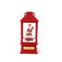 "PLASTIC SNOWY MUSIC SANTA LANTERN", 2 MINI LED ΛΑΜΠΑΚ. WW, ΜΠΑΤ. (3ΑA),IP20, 10Χ10Χ20CM X0721106B