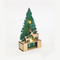 "WOODEN TREE GREEN XMAS CALENDAR", 3 LED ΛΑΜΠ. WW ΜΠΑΤ. (1ΧCR2032) ΣΤΑΘ. IP20 12Χ5.5Χ23.5CM X0731627