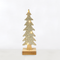 "WOODEN XMAS TREE", 4 ΜΙΝΙ LED ΛΑΜΠ. WW ΜΠΑΤ. (2XAAA) ΑΣΗΜΙ ΚΑΛ. ΧΑΛΚΟΥ IP20 Φ9.5Χ30.5CM X0741142