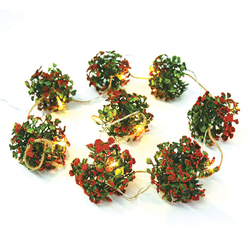 "XMAS GARLAND", 8 LED ΛΑΜΠ. ΣΕΙΡΑ ΜΠΑΤ. (2xAA), WW,IP20, 140+100cm, ΔΙΑΦ ΚΑΛ ΤΡΟΦ. X0781125