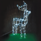"STANDING REINDEER" 100 LED ΣΧΕΔ. ΛΑΜΠ ΣΕΙΡΑ CW ΑΝΤ.31VDC & 8 ΠΡΟΓ. IP44, 66x31x80cm 5m ΛΕΥΚ ΚΑΛ X0810024241