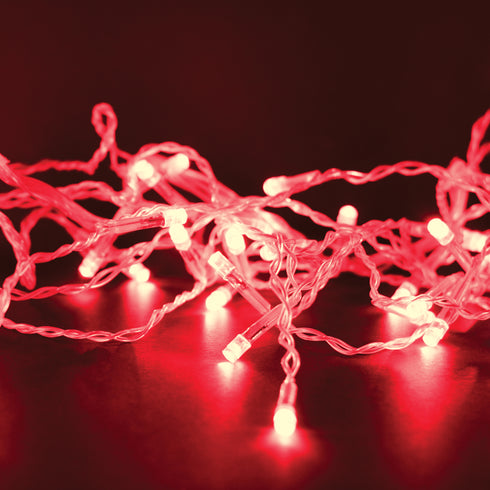 100LED ΛΑΜΠ ΣΕ ΣΕΙΡΑ 5cm ΚΟΚΚΙΝΑ ΑΝΤΑΠΤ 31VDC&ΕΠΕΚΤ MAX 6ΣΕΤ IP44 3m ΔΙΑΦ ΚΑΛΩΔ X08100421