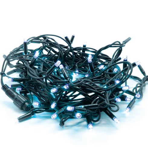 100 LED ΛΑΜΠ. ΣΕΙΡΑ ΚΑΟΥΤΣΟΥΚ, ΜΠΛΕ, ΕΠΕΚΤ. (ΜΑΧ 20), 10CM ΑΠΟΣΤ., 10Μ,IP44, 1.5 ΚΑΛ. ΤΡΟΦ X08100631