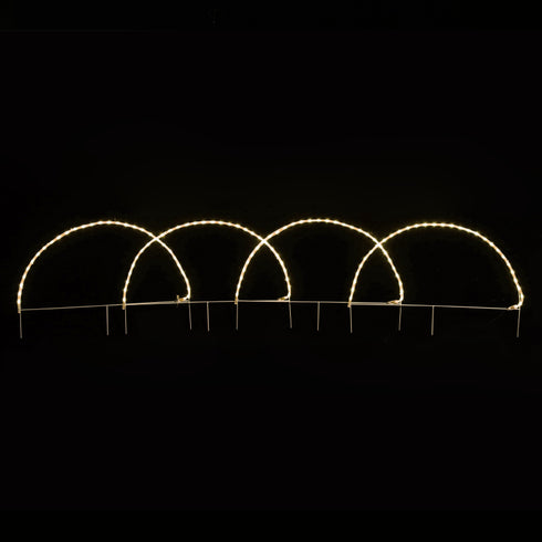 4 ARCH 124 LED 5,2m ΜΟΝΟΚ. ΦΩΤ. ΘΕΡΜΟ ΛΕΥΚΟ FLASH IP44, 86*57cm 3m ΚΑΛ. X081241221