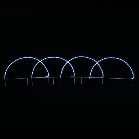 4 ARCH 124 LED 5,2m ΜΟΝΟΚ. ΦΩΤ. ΨΥΧΡΟ ΛΕΥΚΟ FLASH IP44, 86*57cm 3m ΚΑΛ. X081242221