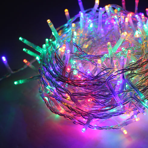 180LED ΛΑΜΠ ΣΕ ΣΕΙΡΑ 5cm ΠΟΛΥΧΡΩΜΑ ΑΝΤΑΠΤ 31VDC & 8 ΠΡΟΓΡΑΜΜΑΤΑ IP44 3m ΔΙΑΦ ΚΑΛΩΔ X081801022