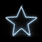 "STAR" 200 NEON LED 2m NEON DOUBLE SMD ΦΩΤ., CW ΣΤΑΘ., IP44, 58X54CM, 1.5m ΚΑΛ. X082002415
