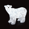 ACRYLIC BACK BEAR 240 LED ΛΕΥΚΑ IP44 97*42*75cm 30cm ΚΑΛ. X082402229