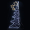 "HALF XMAS TREE", 252&200LED ΕΠΙΣT ΣΧΕΔ 7mΜΟΝΟΚ. ΦΩΤ+ΛΑΜ ΣΕΙΡ,CW+ΚΙΤΡ ΣΤΑΘ,IP44,750x200CM,1.5m ΤΡ X082522219