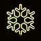 "SNOWFLAKE" 300 NEON LED 3m NEON DOUBLE SMD ΦΩΤ., WW ΣΤΑΘ., IP44, 40X40CM, 1.5m ΚΑΛ. X0830014111