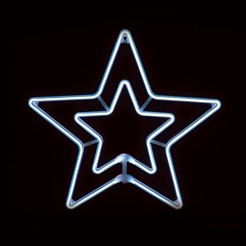"DOUBLE STARS" 300 NEON LED 3m NEON DOUBLE SMD ΦΩΤ., CW ΣΤΑΘ., IP44, 55CM, 1.5m ΚΑΛ. X083002415