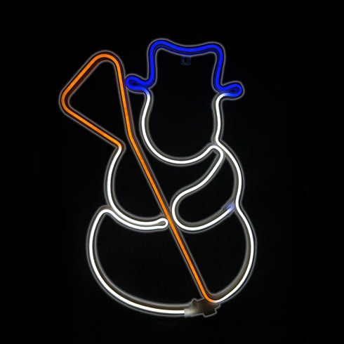 "SNOWMAN" 300 NEON LED 3m NEON DOUBLE SMD ΦΩΤ., ΠΟΛΥΧΡ. ΣΤΑΘ., IP44, 37Χ53CM, 1.5m ΚΑΛ. X0830034110