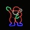 "SANTA" 300 NEON LED 3m NEON DOUBLE SMD ΦΩΤ., ΠΟΛΥΧΡ. ΣΤΑΘ., IP44, 39X54CM, 1.5m ΚΑΛ. X083003418