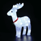 ACRYLIC STANDING REINDEER WITH RIBBON 40 LED ΛΕΥΚΑ IP44 31*13,5*33cm 30cm ΚΑΛ. X0840224