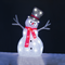 ACRYLIC STANDING SNOWMAN 40 LED ΨΥΧΡΟ ΛΕΥΚΟ 31*22*45cm IP44 5m ΚΑΛ^ X085402539