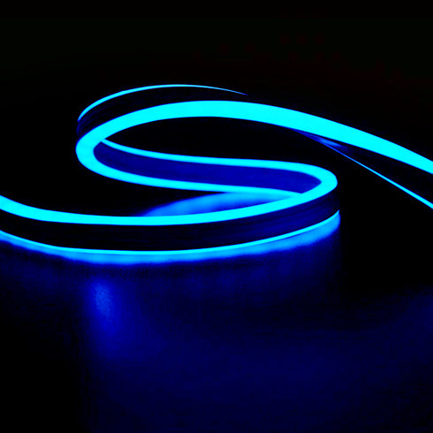 100LED/M LIGHT TUBE NEON BLUE STATIC DOUBLE SIDE 50m IP44 1.5m CABLE+3 SETS OF PLUG-CONNECTORS&TAPES