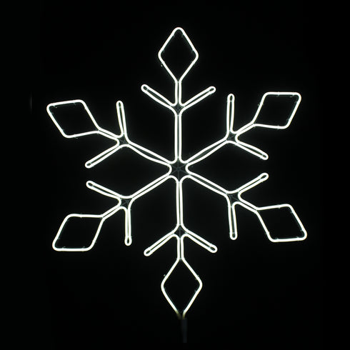 "SNOWFLAKE" 600LED ΣΧΕΔΙΟ 6m ΦΩΤΟΣΩΛ ΝΕΟΝ ΘΕΡΜΟ ΛΕΥΚΟ IP44 66x57cm 1.5m ΚΑΛΩΔ X0860014111