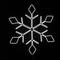 "SNOWFLAKE" 600LED ΣΧΕΔΙΟ 6m ΦΩΤΟΣΩΛ ΝΕΟΝ ΨΥΧΡΟ ΛΕΥΚΟ IP44 66x57.5cm 1.5m ΚΑΛΩΔ X0860024111