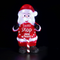 ACRYLIC STANDING SANTA 60 LED ΛΕΥΚΑ IP44 24,5*18*40,5cm 30cm ΚΑΛ. X0860228
