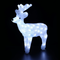 ACRYLIC STANDING REINDEER 80 LED ΛΕΥΚΑ IP44 45*13,5*49cm 30cm ΚΑΛ. X0880224