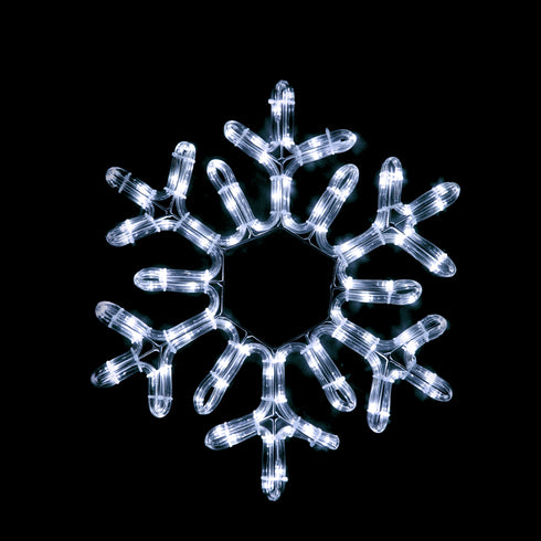 "SNOWFLAKE" 96 LED ΣΧΕΔΙΟ 4m ΜΟΝΟΚΑΝΑΛ ΦΩΤΟΣΩΛ ΨΥΧΡΟ ΛΕΥΚΟ IP65 38cm 1.5m ΚΑΛΩΔ X089622111N