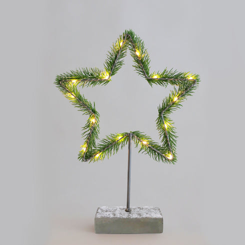 "STAR TABLE LIGHTS" 15 MINI LED WW Λ/ΚΙΑ ΜΠ/ΡΙΕΣ (2AA) IP20 H40CM X09151107
