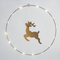 "HANGING CIRCLE REINDEER" 20 MINI LED WW Λ/ΚΙΑ ΜΠ/ΡΙΕΣ (3AA) IP20 Φ30CM (15Χ13CM), 30CM ΔΙΑΦ. ΚΑΛΩ X09201103