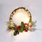WREATH BERRIES ΔΙΑΚΟΣΜ ΚΡΕΜΑΣΤΟ 30 LED ΛΑΜΠ ΘΕΡΜΑ ΜΠΑΤ 3ΧΑΑ (ΔΕΝ ΣΥΜΠ) IP20 ΔΙΑΜ:30cm 30cm ΚΑΛ X09301112