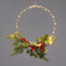 RING LEAVES BERRIES ΔΙΑΚΟΣΜ ΚΡΕΜΑΣΤΟ 40LED ΛΑΜΠ ΘΕΡΜΑ ΜΠΑΤ 3ΧΑΑ (ΔΕΝ ΣΥΜΠ) IP20 ΔΙΑΜ:30cm 30cm ΚΑΛ X09401114