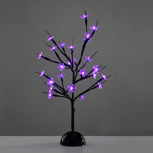 "TABLE TREE" 25 LED ΣΧΕΔΙΟ ΛΑΜΠΑΚ ΜΕ ΜΠΑΤΑΡΙΑ 3xAA ΜΩΒ IP20 10x10x45cm X1025811