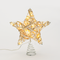 "WHITE & GOLD CONVEX STAR" 20 MINI WW LED ΛΑΜΠ. ΜΠΑΤ. 3ΧΑΑ,IP20 23x5x20cm X11201124