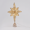 "GOLD & WHITE BEAD STAR " 20 MINI WW LED ΛΑΜΠ. ΜΠΑΤ. 3ΧΑΑ,IP20 37x5x20cm X11201129