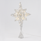 "SILVER & WHITE BEAD STAR " 20 MINI WW LED ΛΑΜΠ. ΜΠΑΤ. 3ΧΑΑ,IP20 37x5x20cm X11201130