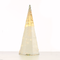 "SILVER & WHITE SEQUIN CONE TREE" 20 WW LED ΛΑΜΠ. ΜΠΑΤ. 3ΧΑΑ,IP20 Φ18.5Χ50CM X1120117