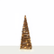 "NATURAL RATTAN CONE TREE" 30 MINI WW LED ΛΑΜΠ. ΜΠΑΤ. 3ΧΑΑ,IP20 Φ17X50CM X11301120