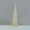 "WHITE & SILVER CONE TREE" 40 MINI WW LED ΛΑΜΠ. ΜΠΑΤ. 3ΧΑΑ,IP20 Φ20.5X80CM X11401118