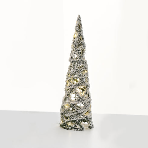 "GREEN PINE NEEDLE CONE TREE" 40 MINI WW LED ΛΑΜΠ. ΜΠΑΤ. 3ΧΑΑ,IP20 Φ20.5X80cm X114011313