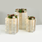 SET "WHITE&SILVER GIFT BOX,CHAMPAGN GOLD BOW" 90(20+30+40) WW MINILED ΜΠΑΤ.3*3ΑΑ IP20 30,36,41CM X11901116