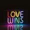 LOVE WINS 120 NEON LED ΛΑΜΠ USB ΚΑΛ 2m ΠΟΛΥΧΡΩΜΑ IP20 31*4,6*19cm 2m ΚΑΛ X131203718