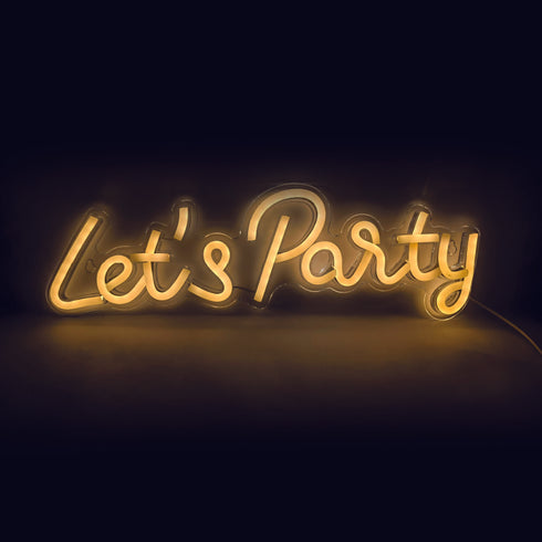 LET'S PARTY 125 NEON LED ΛΑΜΠ USB ΚΑΛ 2m ΘΕΡΜΟ IP20 41*1,6 *13,5cm 2m ΚΑΛ X131251716