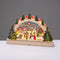WOODEN XMAS VILLAGE 12 LED ΘΕΡΜΑ ΣΤΑΘΕΡΑ IP20 ΔΙΑΚΟΣΜΗΤΙΚΟ ΜΠΑΤ 2ΧΑΑΑ 38x5x21.5cm X15121107