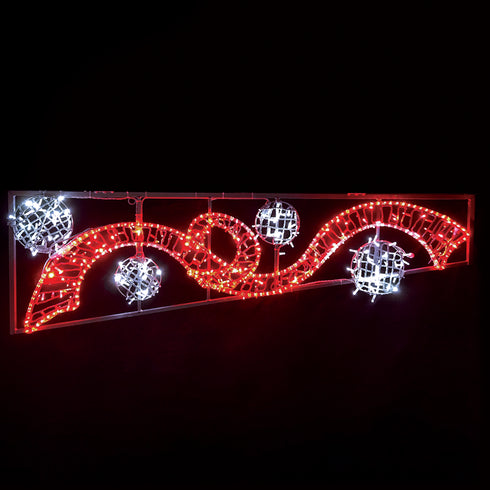 RIBBON WITH BALLS ΔΕΞΙ 512LED ΣΧΕΔ 6m ΜΟΝΟΚ 16m ΛΑΜΠ ΣΕΙΡ KOKK&ΨΥΧΡ ΛΕΥΚ ΣΤΑΘ IP65 200x60cm 1,5m ΚΑΛ X1751224116R