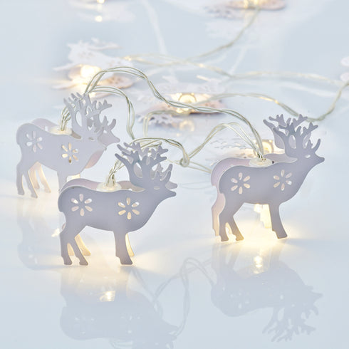 "METAL STRING LIGHTS" ΤΑΡΑΝΔΟΣ 10 LED ΛΑΜΠΑΚ ΣΕΙΡΑ ΜΠΑΤΑΡ(2xΑΑ) ΘΕΡΜΟ ΛΕΥΚΟ IP20 135+30cm ΔΙΑΦΑΝ ΚΑΛ XB10WW2A