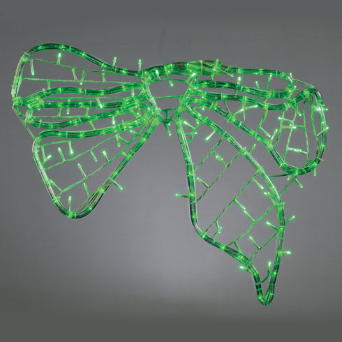 "BOW" 96 LED ΣΧΕΔΙΟ 4m ΜΟΝΟΚΑΝΑΛ ΦΩΤΟΣΩΛ&96 ED ΛΑΜΠΑΚ ΣΕΙΡΑ ME ANTAΠΤΟΡΑ 36VDC GREEN IP44 60x45cm XBOWLEDG60