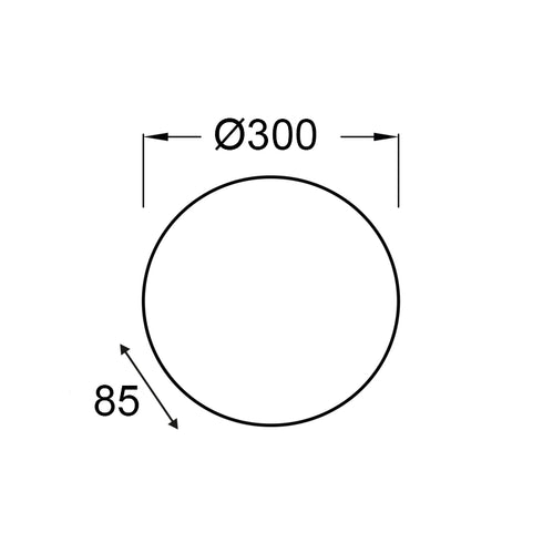 ΠΛΑΦΟΝΙΕΡΑ Φ30 ΜΕΛΙ ΓΥΑΛΙ ALBATRE XD01300Y