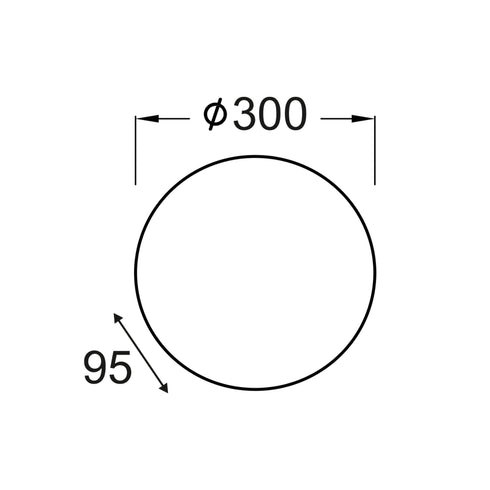 ΠΛΑΦΟΝΙΕΡΑ Φ40 ΛΕΥΚΟ ΓΥΑΛΙ ALBATRE XD01400W